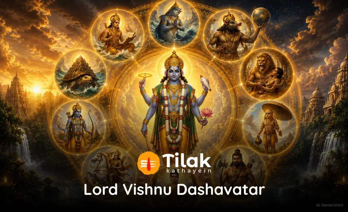 दशावतार — दस अवतारों की कहानी – Hindu Dharma Ke Dashavatar