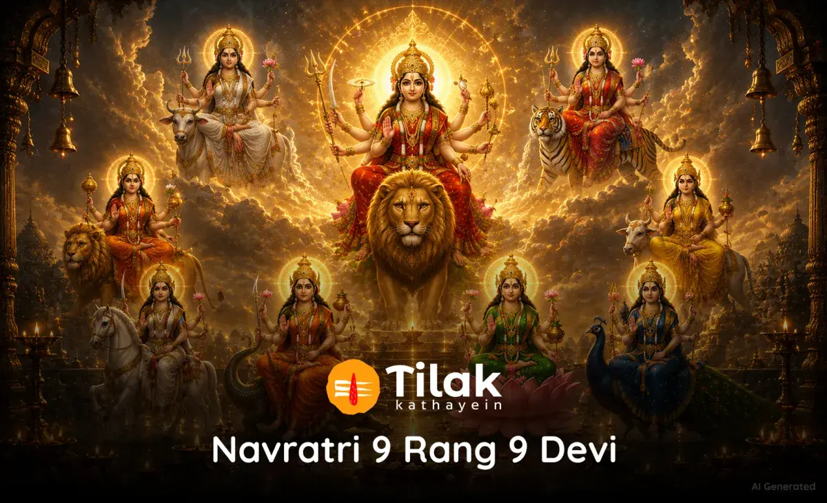नवरात्रि 9 दिन 9 रंग – Navratri 9 Rang 9 Devi